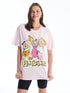 LC Waikiki Crew Neck Stone Age Printed Short Sleeve Women's T-Shirt